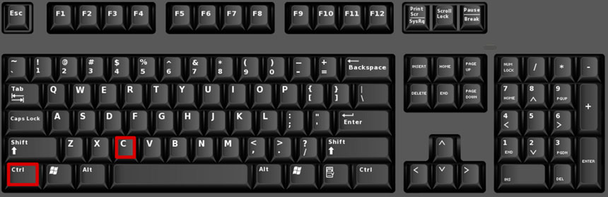 Copiar teclado