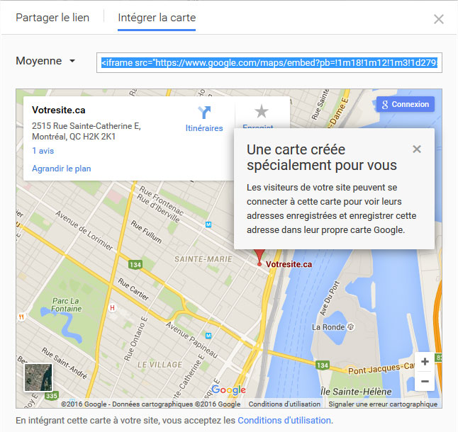 Int Grer Une Carte Google Maps Votre Site Zone Votresite Ca