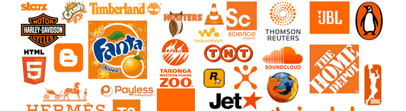 Exemples de logos oranges